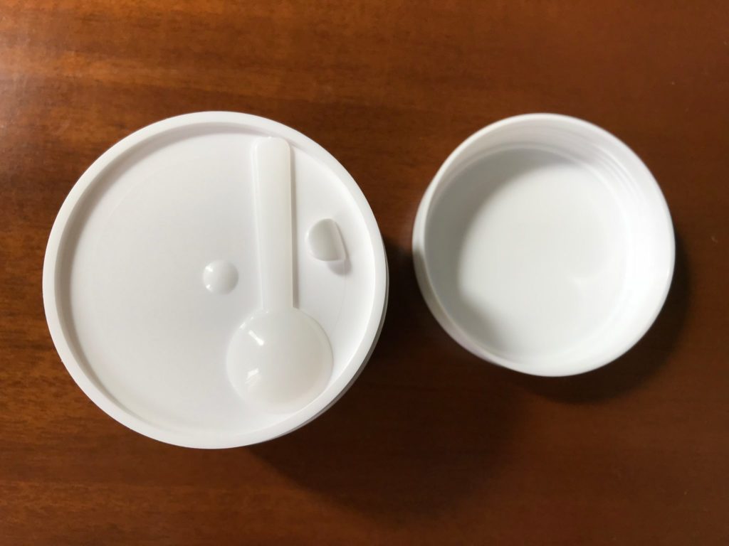 グランズメディには小さいスプーンがついてます