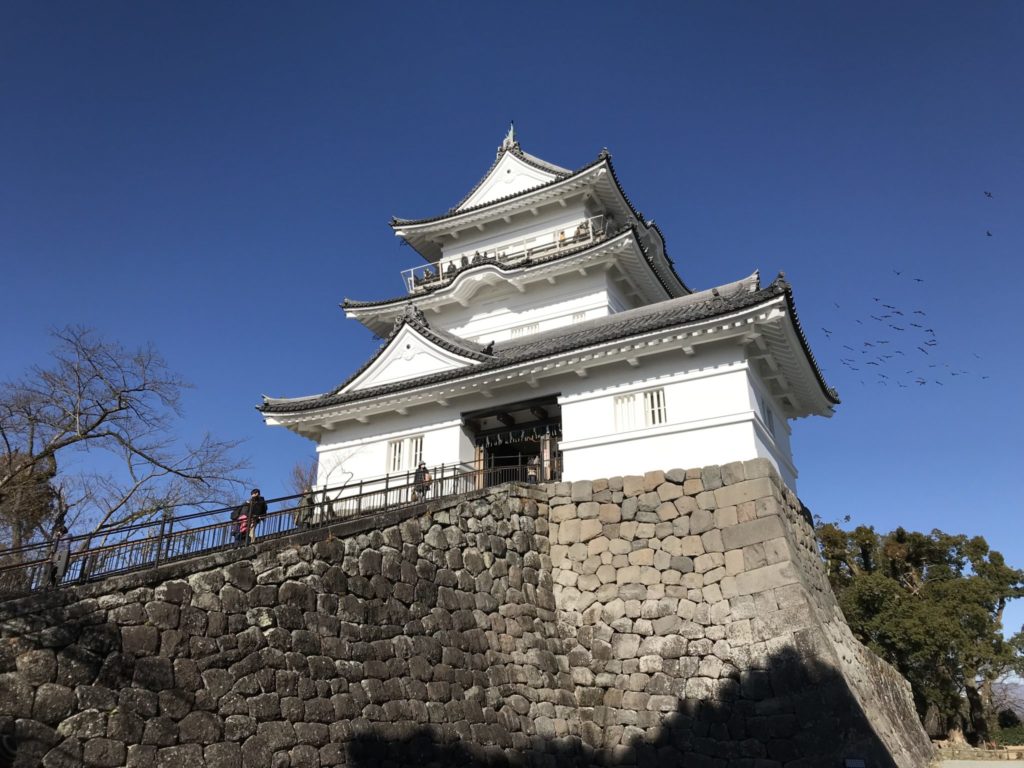 帰りは小田原城にぶらり